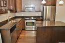 236 2710 Main Street, Saskatoon, SK  - Indoor Photo Showing Kitchen With Double Sink With Upgraded Kitchen 