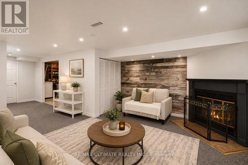 29 Kipling Crescent, Ajax, ON - Indoor Photo Showing Living Room With Fireplace