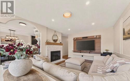 1081 Foley Avenue, Ottawa, ON - Indoor Photo Showing Living Room With Fireplace