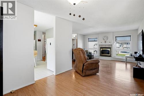 1009 Corman Crescent, Moose Jaw, SK - Indoor Photo Showing Living Room With Fireplace