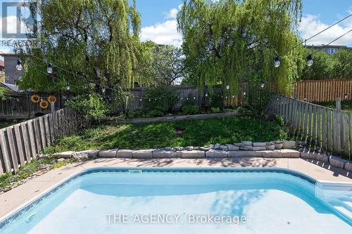 21 Silver Trail, Barrie, ON - Outdoor With In Ground Pool With Backyard