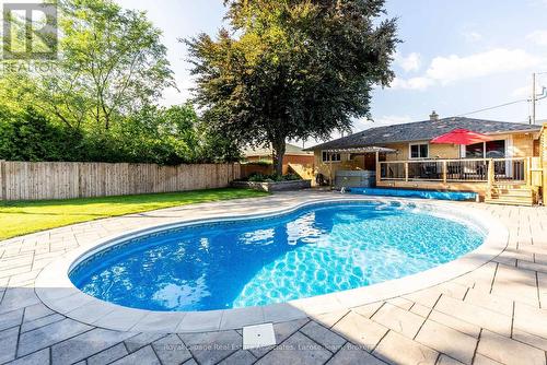 2176 Florian Road, Mississauga, ON - Outdoor With In Ground Pool With Deck Patio Veranda With Backyard