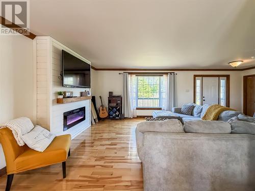 244 Main Street, Burin Bay Arm, NL - Indoor Photo Showing Living Room With Fireplace