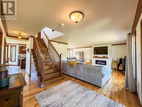 244 Main Street, Burin Bay Arm, NL - Indoor Photo Showing Living Room With Fireplace