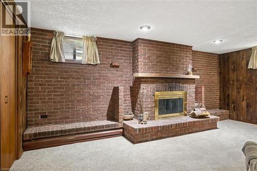 105 Silverspring Crescent, Kitchener, ON - Indoor Photo Showing Other Room With Fireplace