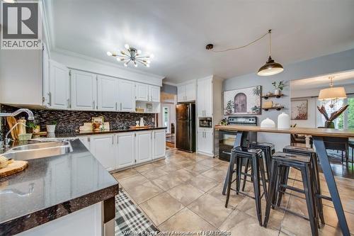 145 Centennial Drive, Tecumseh, ON - Indoor Photo Showing Kitchen With Double Sink