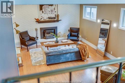 145 Centennial Drive, Tecumseh, ON - Indoor Photo Showing Living Room With Fireplace