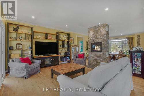 972 Aberdeen Road, Champlain, ON - Indoor Photo Showing Living Room With Fireplace