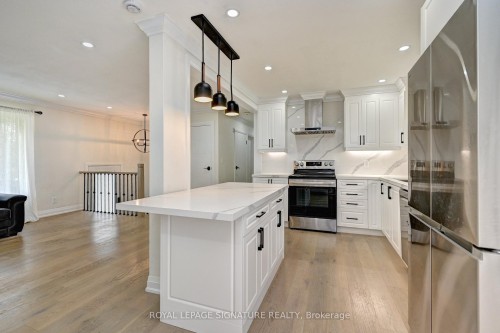 240 Stonybrook Drive, Kitchener, ON - Indoor Photo Showing Kitchen With Upgraded Kitchen
