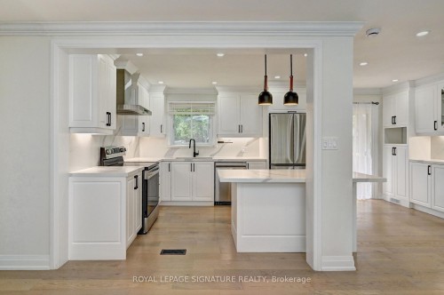 240 Stonybrook Drive, Kitchener, ON - Indoor Photo Showing Kitchen With Upgraded Kitchen