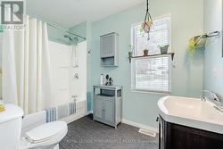 spacious main floor bathroom - 