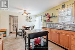 Patio doors help to brighten this space - 