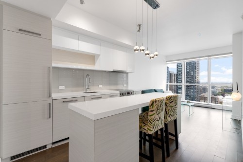 Overall view - 2303-1050 Rue Drummond, Montréal (Ville-Marie), QC - Indoor Photo Showing Kitchen