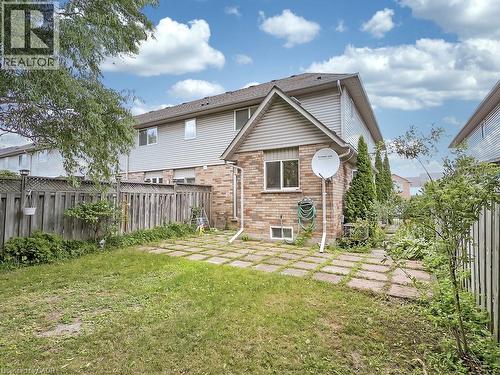 Lawn area featuring a stone paver patio - 1310 Blanshard Drive, Burlington, ON - Outdoor