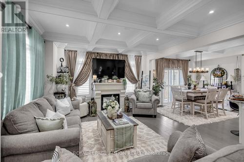 2 Doug Foulds Way, Brant, ON - Indoor Photo Showing Living Room With Fireplace