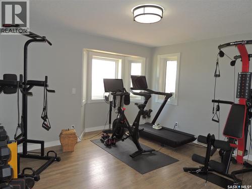 Yergens Acreage, Estevan Rm No. 5, SK - Indoor Photo Showing Gym Room