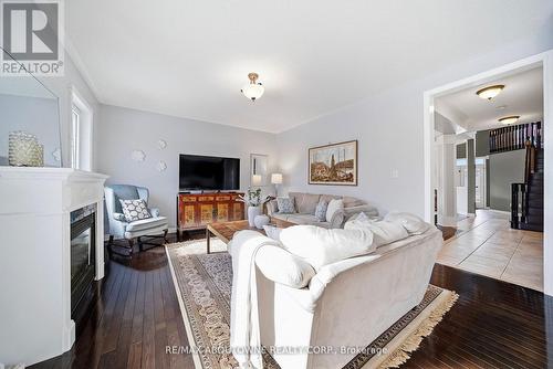 2070 Willhaven Trail, Oakville, ON - Indoor Photo Showing Living Room With Fireplace