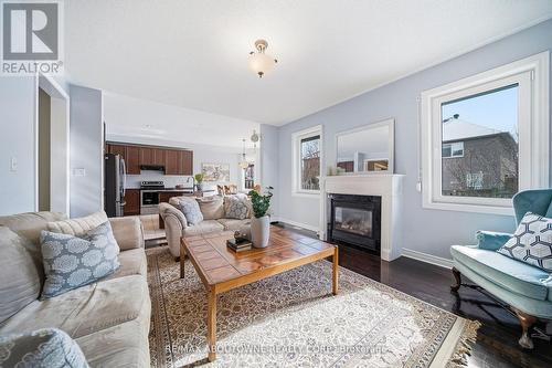 2070 Willhaven Trail, Oakville, ON - Indoor Photo Showing Living Room With Fireplace