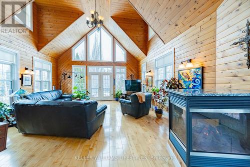73028 Denise Court, Bluewater (Zurich), ON - Indoor Photo Showing Living Room With Fireplace