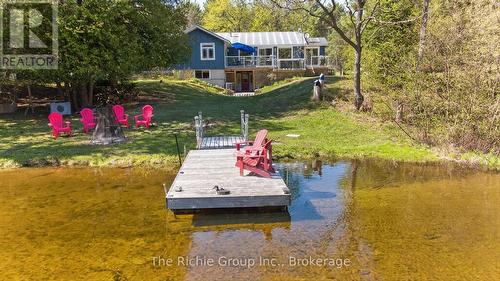 1345 South Wilberforce Road, Highlands East, ON - Outdoor With Body Of Water With Deck Patio Veranda