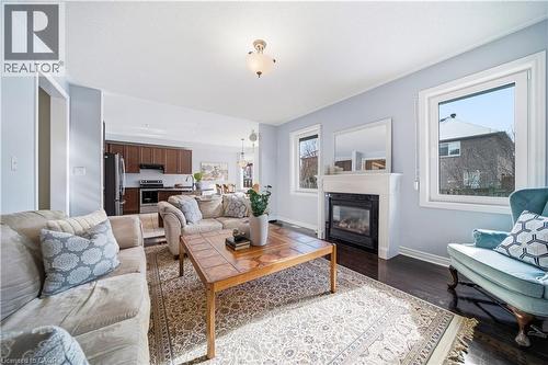 2070 Willhaven Trail, Oakville, ON - Indoor Photo Showing Living Room With Fireplace
