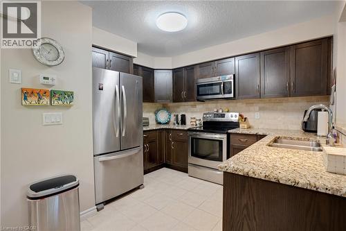 635 Saginaw Parkway Unit# 2, Cambridge, ON - Indoor Photo Showing Kitchen With Stainless Steel Kitchen With Double Sink