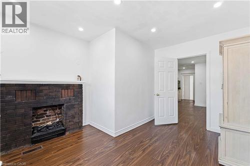 750 Barton Street E Unit# 3, Hamilton, ON - Indoor Photo Showing Other Room With Fireplace