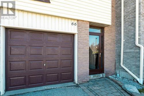 Enclosed Front Porch w/Entry into Garage - 66 - 351 Military Trail, Toronto, ON - Outdoor With Exterior
