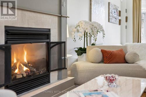 162 Glenvale Boulevard, Toronto, ON - Indoor Photo Showing Living Room With Fireplace