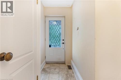 Doorway featuring baseboards - 46 Herkimer Street Unit# 2, Hamilton, ON - Indoor Photo Showing Other Room