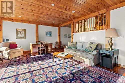 Lower level rec room - 50 Nippissing Ridge Road, Tiny, ON - Indoor Photo Showing Living Room