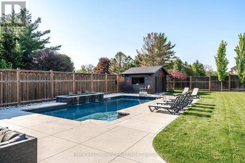 3206 Vivian Line 37 Street, Stratford, ON - Outdoor With In Ground Pool With Backyard