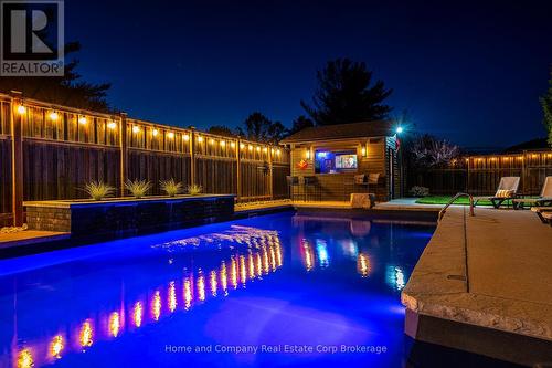 3206 Vivian Line 37 Street, Stratford, ON - Outdoor With In Ground Pool