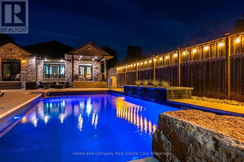 3206 Vivian Line 37 Street, Stratford, ON - Outdoor With In Ground Pool