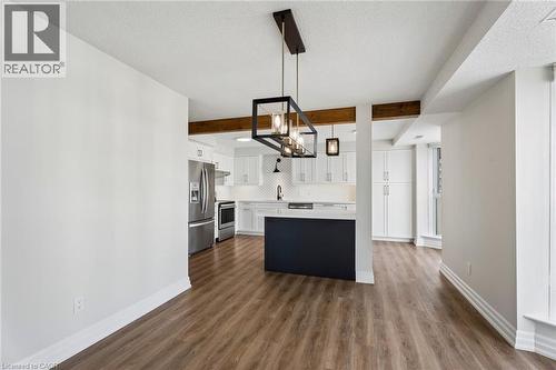67 Caroline Street S Unit# 1304, Hamilton, ON - Indoor Photo Showing Kitchen