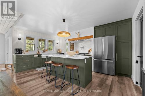 custom kitchen - 36 Hillcrest Avenue, Killaloe, Hagarty And Richards, ON - Indoor Photo Showing Kitchen With Upgraded Kitchen