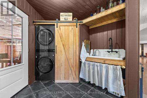 custom laundry room - main floor - 36 Hillcrest Avenue, Killaloe, Hagarty And Richards, ON - Indoor Photo Showing Laundry Room