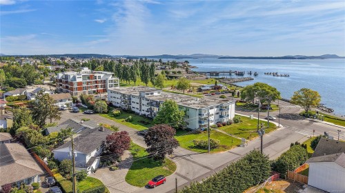 #111-9560 Fifth St, Sidney, BC - Outdoor With Body Of Water With View