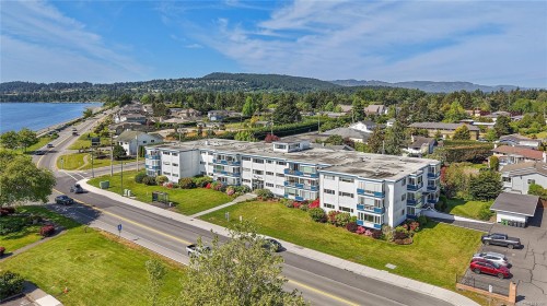 #111-9560 Fifth St, Sidney, BC - Outdoor With Body Of Water With View