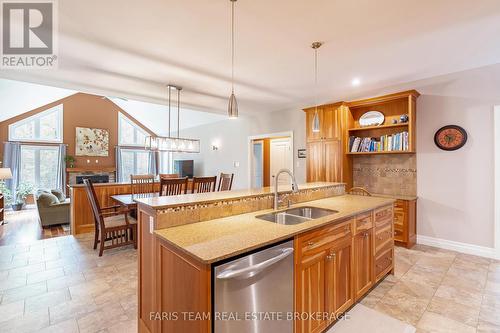 470 Baseline Road S, Tiny, ON - Indoor Photo Showing Kitchen With Double Sink
