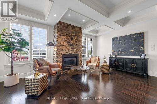 34 Marlene Stewart Drive, Pelham (Fonthill), ON - Indoor Photo Showing Living Room With Fireplace