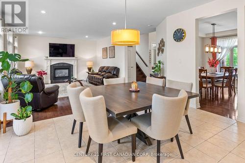 10 - 515 Skyline Avenue, London North (North B), ON - Indoor Photo Showing Dining Room With Fireplace