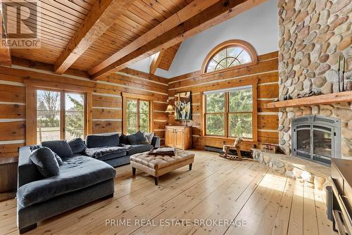 575 Emily Street, St. Marys, ON - Indoor Photo Showing Living Room With Fireplace