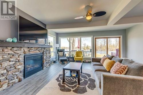 198 Centennial Lane, Trent Hills, ON - Indoor Photo Showing Living Room With Fireplace