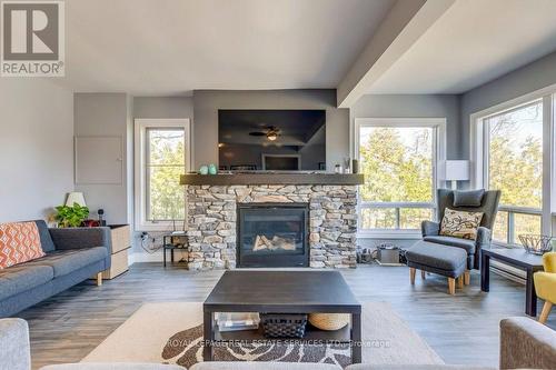 198 Centennial Lane, Trent Hills, ON - Indoor Photo Showing Living Room With Fireplace