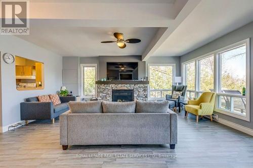 198 Centennial Lane, Trent Hills, ON - Indoor Photo Showing Living Room With Fireplace