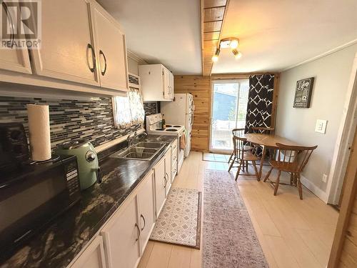 136 Carufel Ave, Sault Ste. Marie, ON - Indoor Photo Showing Kitchen With Double Sink