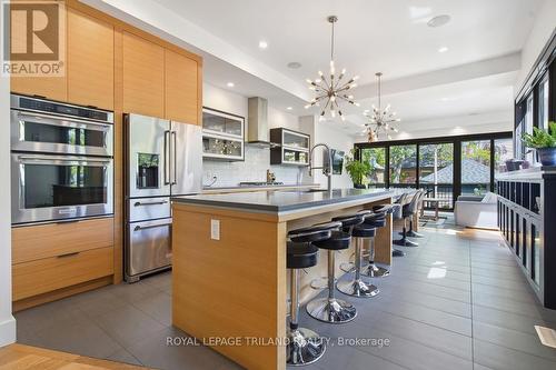 Main Floor: Kitchen with Step-Down Island - 20 Garfield Avenue, London South (South F), ON - Indoor Photo Showing Kitchen With Upgraded Kitchen