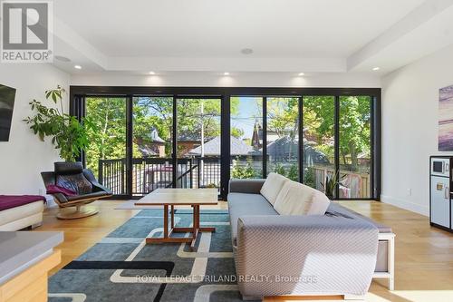 Main Floor: Living Room with Wall to Wall Light - 20 Garfield Avenue, London South (South F), ON - Indoor