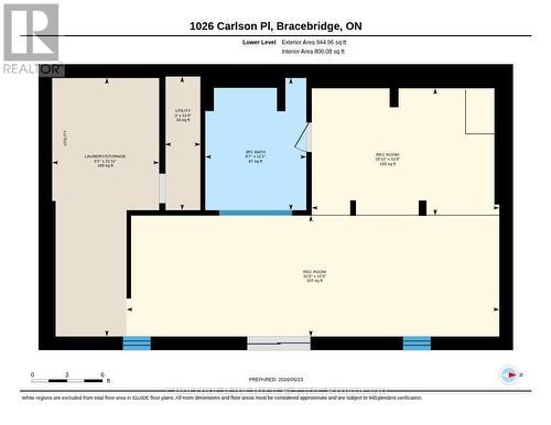Floor Plan of Lower Level - 1026 Carlson Place, Bracebridge (Draper), ON - Other